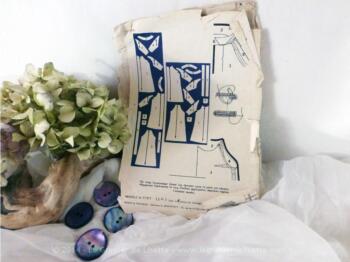 Patron vintage Modes et Travaux avec boutons en nacre – Image 3