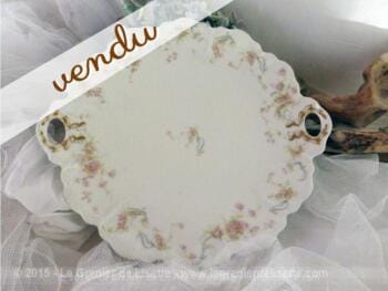 Plat à tarte porcelaine Limoges Havilland