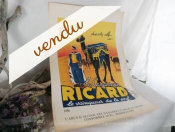 Lithographie Ricard serie limitée de 1956
