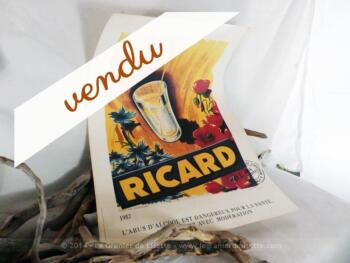 Lithographie Ricard serie limitée de 1957