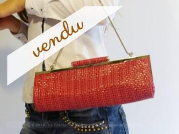 Pochette vintage rose