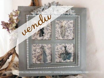 Tableau gris aux 4 fenetres