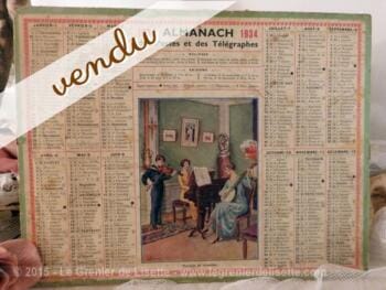 Almanach des Postes 1934