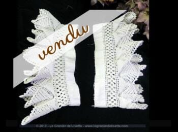 Bas de manche crochet fait main
