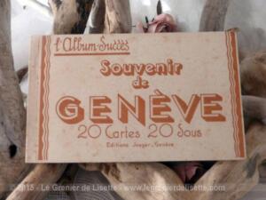Livret Souvenirs de Genève  début XX°