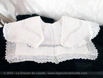 VENDU - Ancien col marin avec broderie