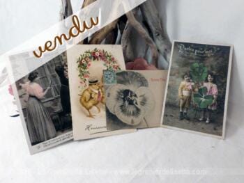 Cartes postales anciennes festives