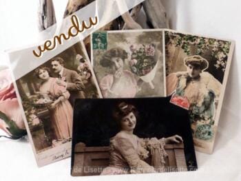 Cartes postales anciennes de femmes début 1900