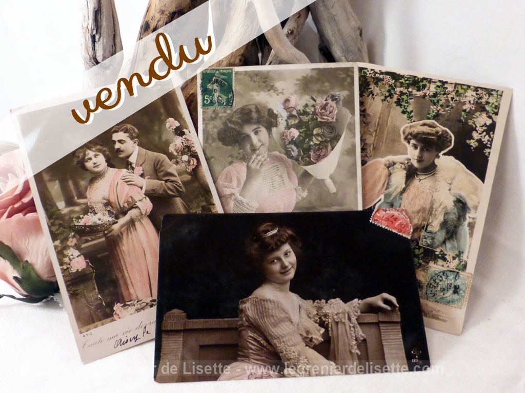 Ancien album cartes postales 1900