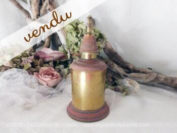 Lampe à essence à mèche en laiton