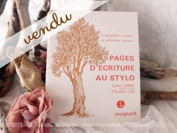 Cahier pages d'écriture CM1