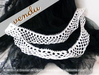 Cercle de dentelle fait main