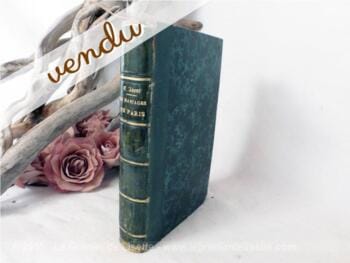 Livre ancien de Edmond About dont le titre est Les Mariages de Paris