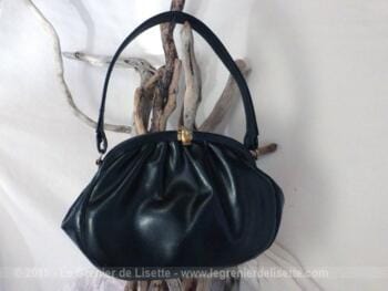 Sac vintage en simili noir