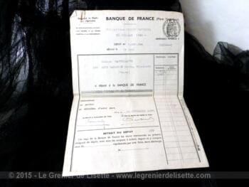 Document Banque de France de 1946