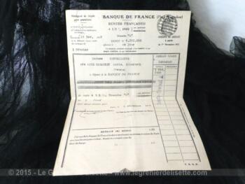 Document Banque de France 1932