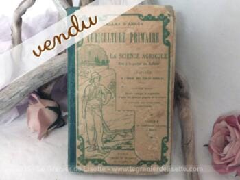Livre scolaire sur l'Agriculture en 1898