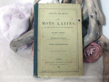 Livre sur Les Mots en Latin