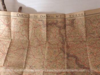 Ancien carte guide "Campbell N°7" des Vosges.