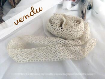 Coupon de dentelle blanche - lot I