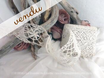 DENTELLE FLEURS ECRUE