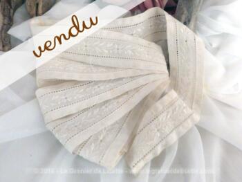 Galon dentelle broderie