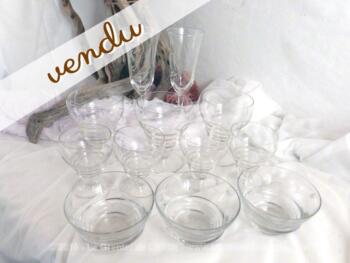 Service de verres gravés