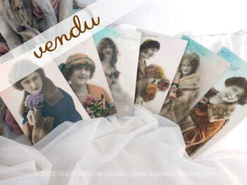 Lot de 10 cartes postales anciennes Ste Catherine