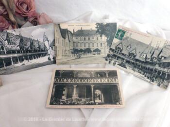 Trois cartes postales anciennes de la ville de BEAUNE.