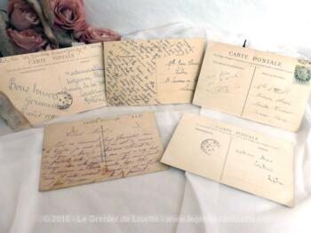 Cinq cartes postales anciennes région Bourbonnaise.