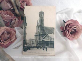 Carte postale ancienne de la ville de Brest.