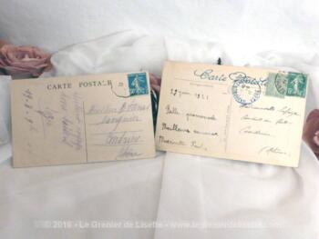 Deux cartes postales anciennes sur le Dauphiné.