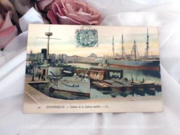Carte postale ancienne de la ville de Dunkerque.