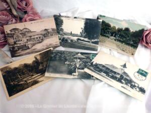 Lot de 6 cartes postales anciennes de la ville de Vichy
