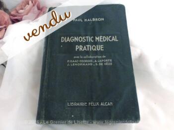 Ancien livre médical intitulé 