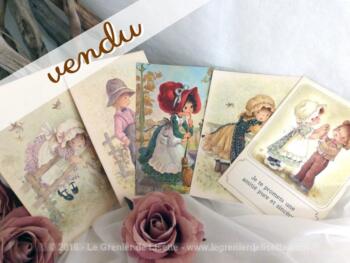 Cinq cartes postales très années 70