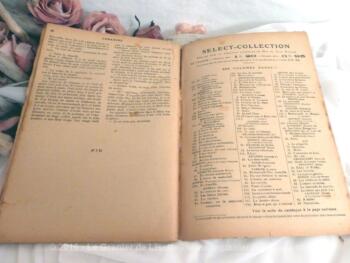 Ancien livret ou livre de gare, au titre de "Césarine" de Jean Richepin, datant des années 20, aux Editions Flammarion.