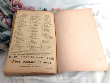 Ancien livret ou livre de gare, au titre de "Césarine" de Jean Richepin, datant des années 20, aux Editions Flammarion.