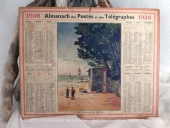 VENDU - Almanach des Postes et Télégraphes 1938