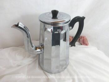 Cafetière verseuse cuivre chromé marque MENESA n°2.