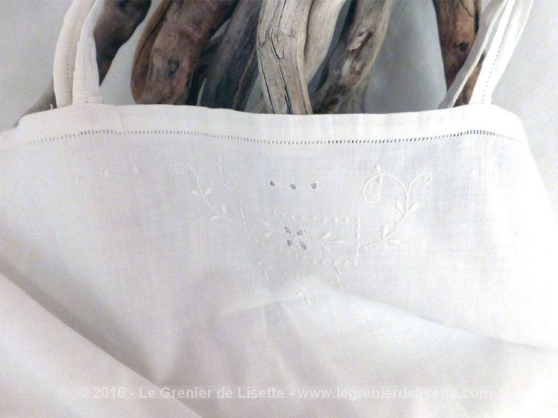 Ancienne chemise de nuit brodée - Le Grenier de Lisette