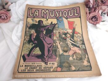 Partition "La Musique" n°42 avec La Marseillaise