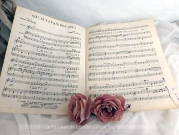 Partition chanson 