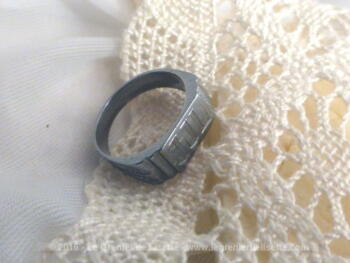 Petite chevalière argent JJL