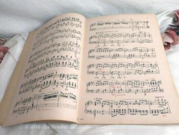 Partition La Blanche Hermine avec autographe du compositeur EDM. FILIPPUCCI.