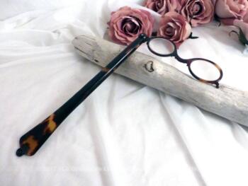 Ancien face à main en bakélite, lunettes de théâtre.