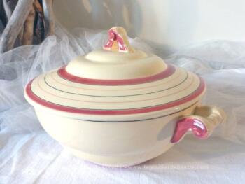 Ancienne soupière en faïence de 
