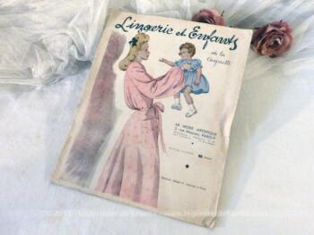 Voici un ancien catalogue de mode 