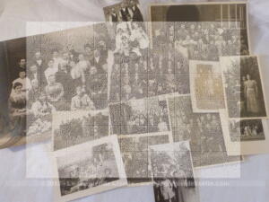 Lot de 13 photos anciennes famille – libres de droit