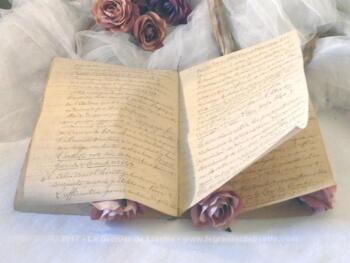 Courrier manuscrit daté de 1875 sur les questions juridiques des servitudes sur les abreuvoirs